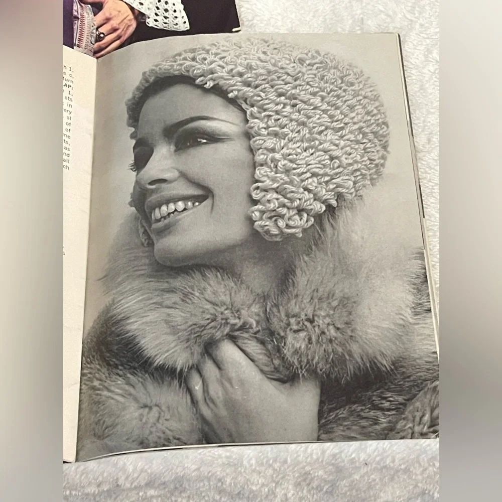 Three vintage magazines patterns for knitting and crochet